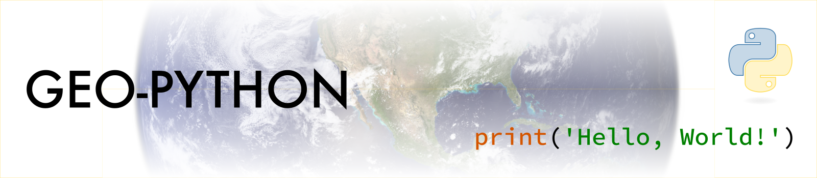 Geo-Python banner